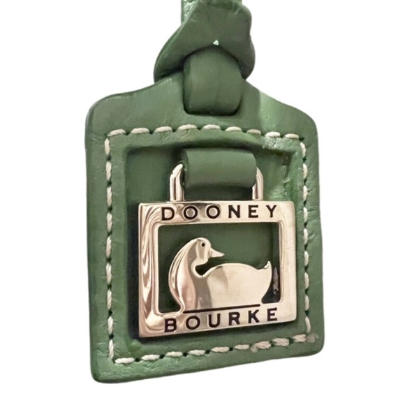 Dooney & Bourke Saddle Crossbody Leather Green Purse Handbag - Picture 15 of 15